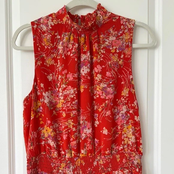 1.STATE Vibrant Floral Dress - Picture 3 of 5